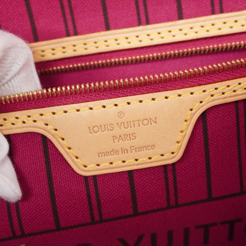 Louis Vuitton Tote Bag Monogram Neverfull MM M41178 Brown Pivoine Women's