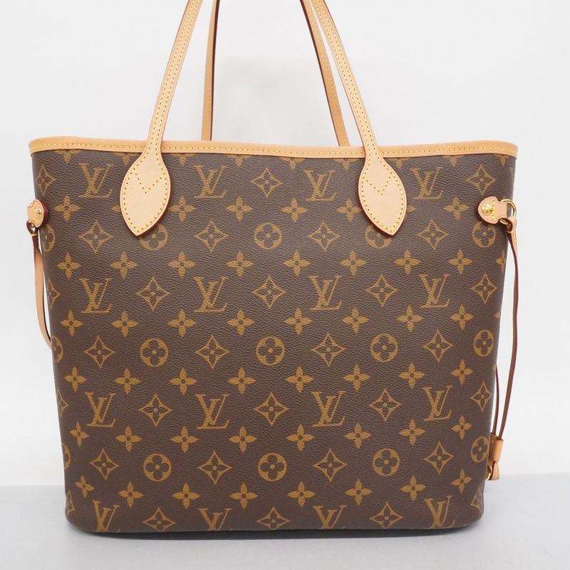 Louis Vuitton Tote Bag Monogram Neverfull MM M41178 Brown Pivoine Women's