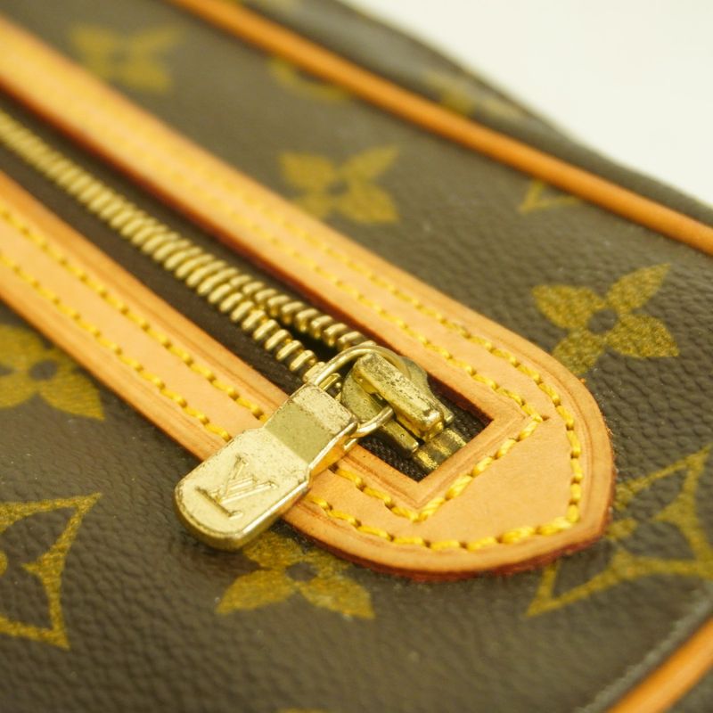 Louis Vuitton Clutch Bag Monogram Marly Dragonne GM M51825 Brown Women's