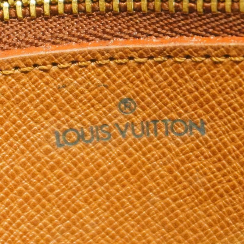 Louis Vuitton Clutch Bag Monogram Marly Dragonne GM M51825 Brown Women's