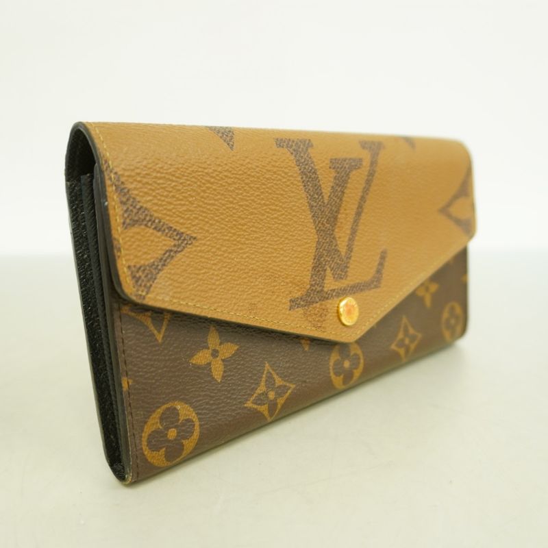 Louis Vuitton Long Wallet Monogram Giant Reverse Portefeuille Sarah M80726