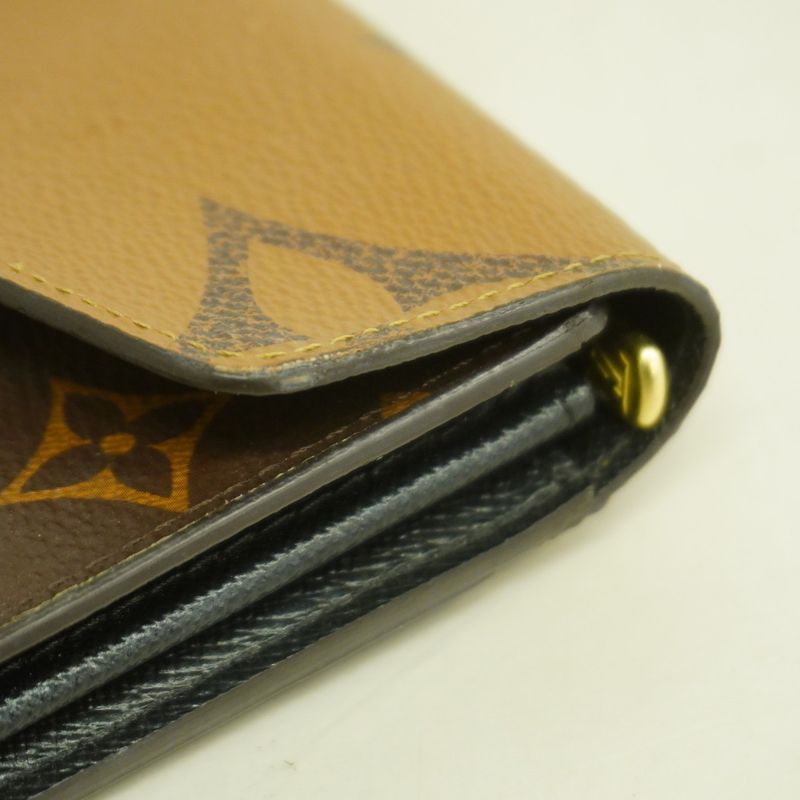 Louis Vuitton Long Wallet Monogram Giant Reverse Portefeuille Sarah M80726