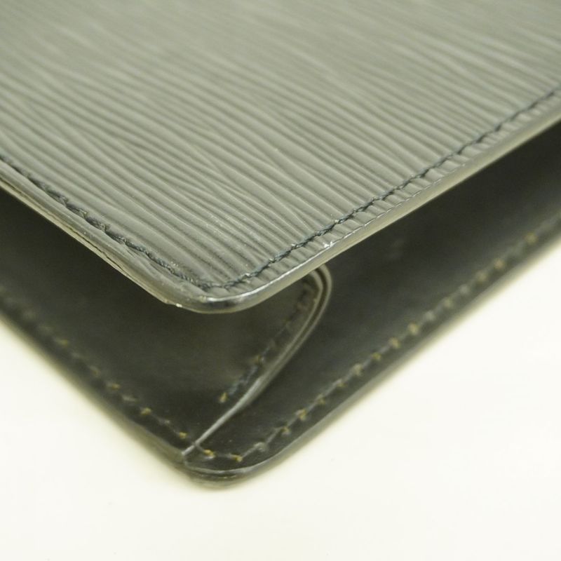 Louis Vuitton Epi Pochette Homme M52522 Noir Black Men's Clutch Bag