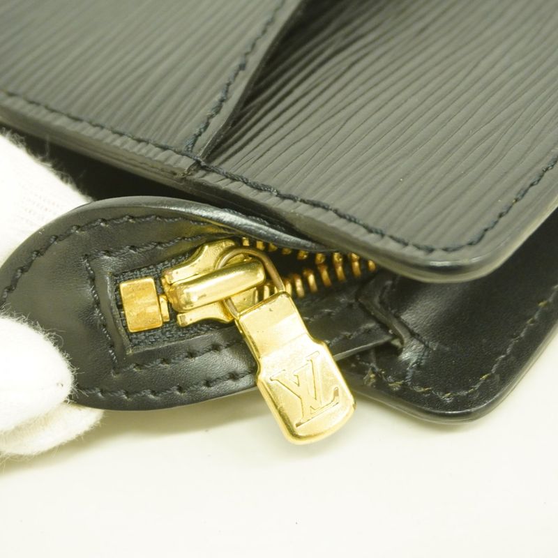 Louis Vuitton Epi Pochette Homme M52522 Noir Black Men's Clutch Bag