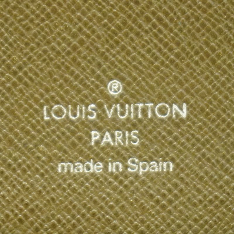 Louis Vuitton Wallet Taiga Portobier M30678 Grizzly Men's