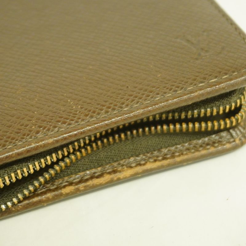 Louis Vuitton Wallet Taiga Portobier M30678 Grizzly Men's