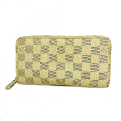 Louis Vuitton Damier Azure Zippy Wallet N60019 White Ladies
