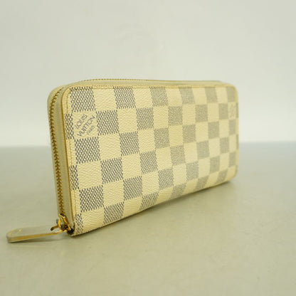 Louis Vuitton Damier Azure Zippy Wallet N60019 White Ladies