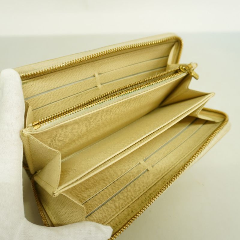 Louis Vuitton Damier Azure Zippy Wallet N60019 White Ladies