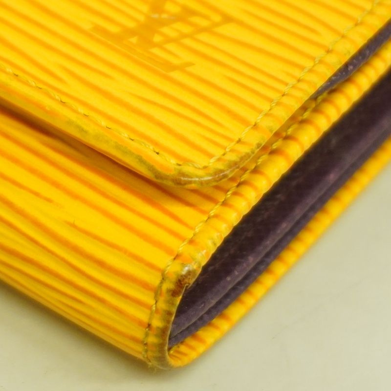 Louis Vuitton Wallet Epi Porte Monnaie Vie Trésor M63509 Jeanne Ladies