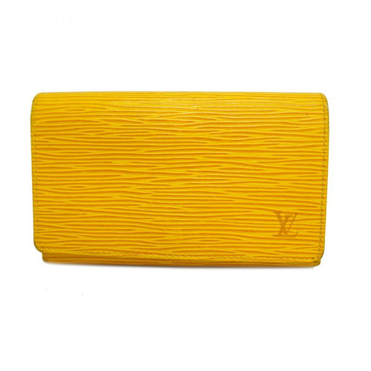 Louis Vuitton Wallet Epi Porte Monnaie Vie Trésor M63509 Jeanne Ladies