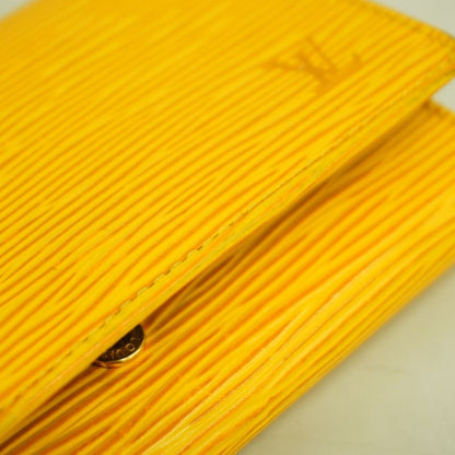 Louis Vuitton Wallet Epi Porte Monnaie Vie Trésor M63509 Jeanne Ladies