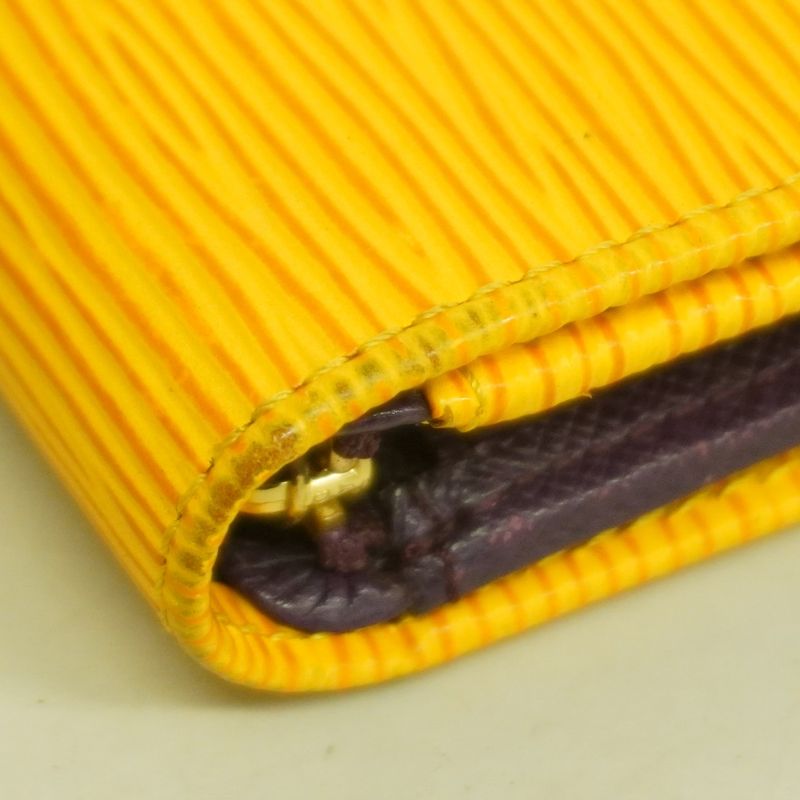 Louis Vuitton Wallet Epi Porte Monnaie Vie Trésor M63509 Jeanne Ladies