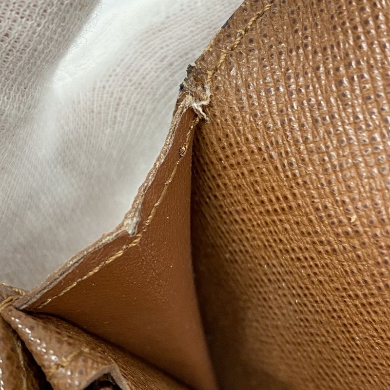 Louis Vuitton Long Wallet Monogram Portefeuille Brazza M66540 Brown Men's