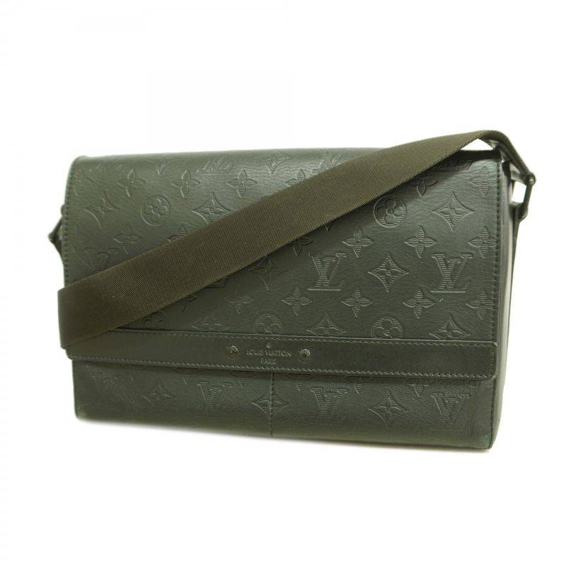 Louis Vuitton Shoulder Bag Monogram Shadow Splinter Messenger M44729 Noir Black