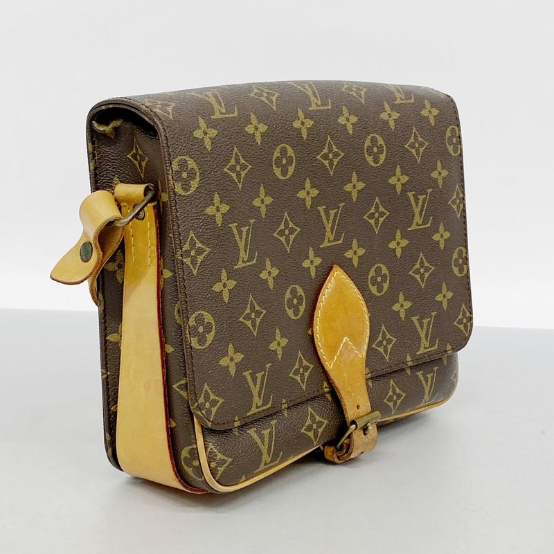 Louis Vuitton Shoulder Bag Monogram Cartesiere GM M51252 Brown Ladies