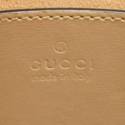 Gucci Handbag Sherry Line Horsebit 677212 Leather Beige Gold Hardware 2way Bag