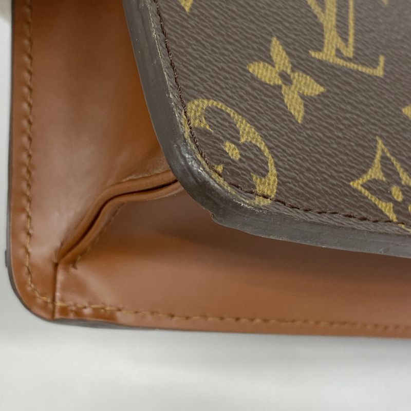 Louis Vuitton Clutch Bag Monogram Pochette Homme M51795 Brown Men Women Unisex
