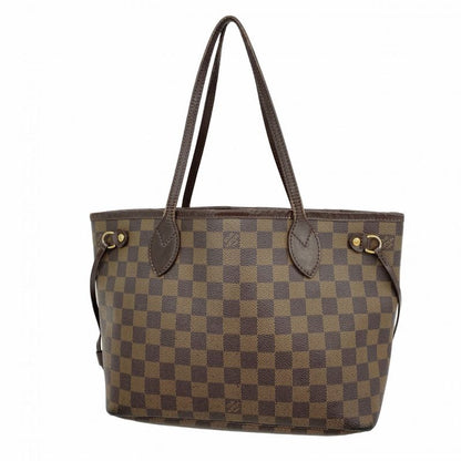 Louis Vuitton Damier Neverfull PM N51109 Ebene Womens Tote Bag