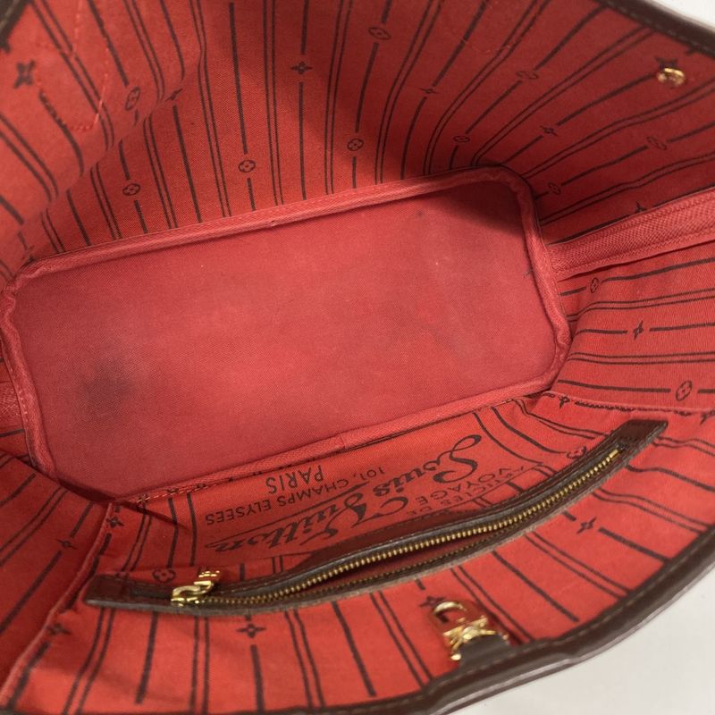 Louis Vuitton Damier Neverfull PM N51109 Ebene Womens Tote Bag