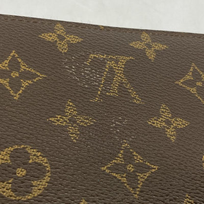 Louis Vuitton Long Wallet Monogram Zippy Wallet M42616 Brown Men Women Unisex