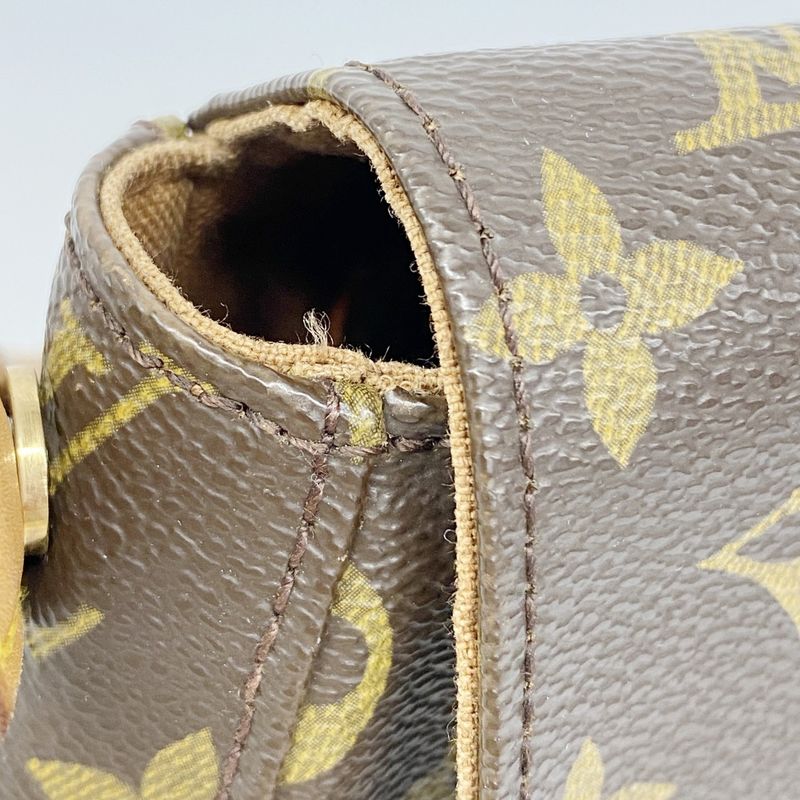 Louis Vuitton Shoulder Bag Monogram Mini Looping M51147 Brown Ladies