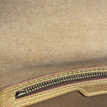 Louis Vuitton Shoulder Bag Monogram Mini Looping M51147 Brown Ladies