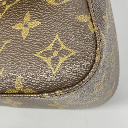 Louis Vuitton Shoulder Bag Monogram Mini Looping M51147 Brown Ladies