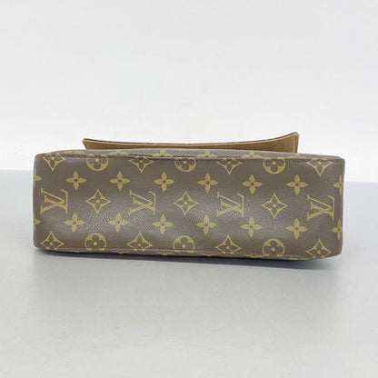 Louis Vuitton Shoulder Bag Monogram Mini Looping M51147 Brown Ladies
