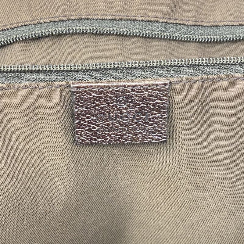 Gucci Tote Bag GG Canvas Princy 163805 Canvas Brown Chien Pan Gold Hardware