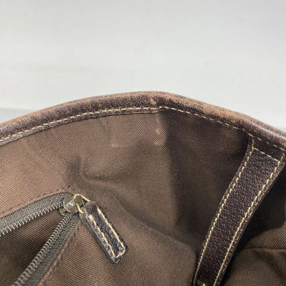 Gucci Tote Bag GG Canvas Princy 163805 Canvas Brown Chien Pan Gold Hardware