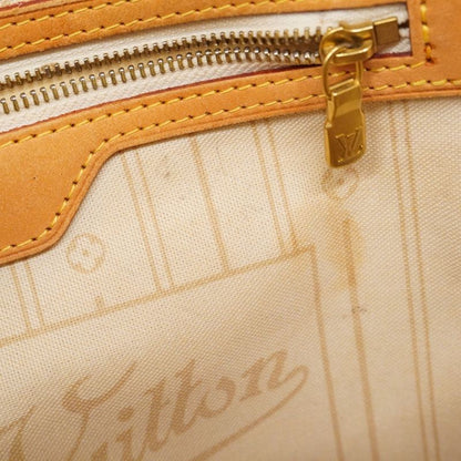 Louis Vuitton Tote Bag Damier Azure Neverfull MM N51107 White Ladies