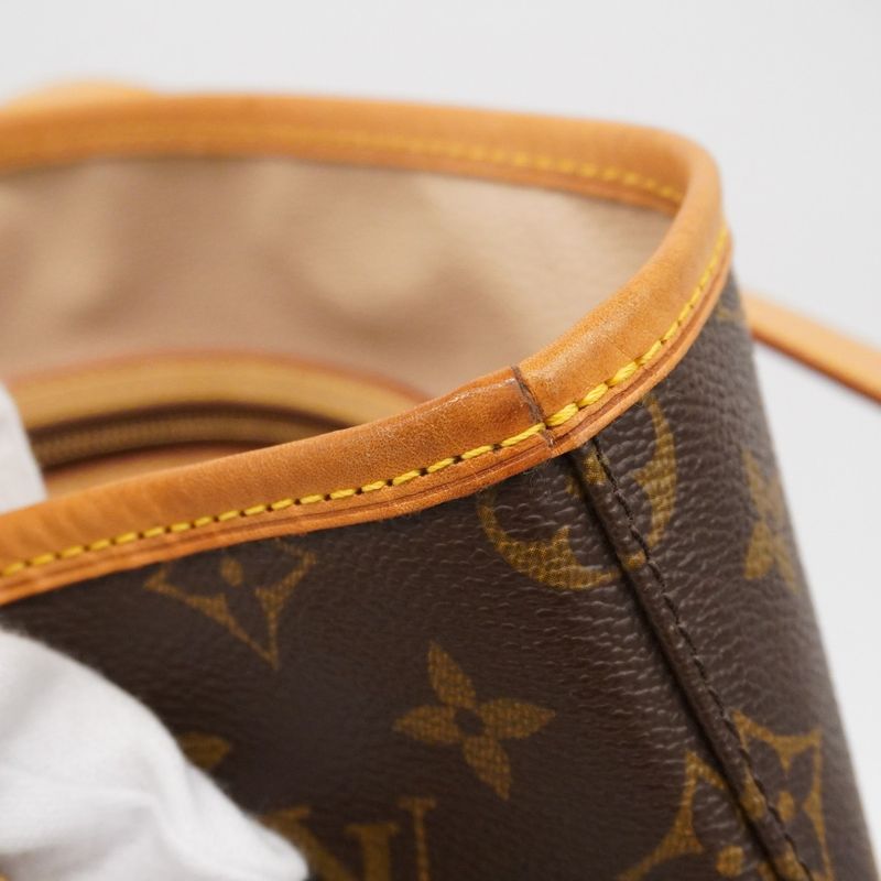 Louis Vuitton Tote Bag Monogram Bucket GM M42236 Brown Ladies