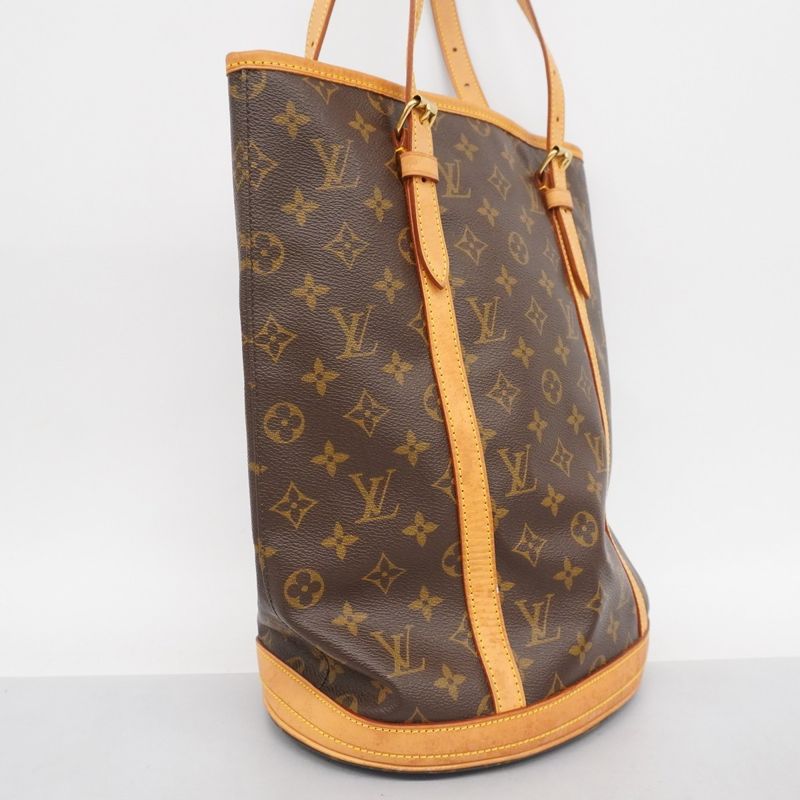 Louis Vuitton Tote Bag Monogram Bucket GM M42236 Brown Ladies