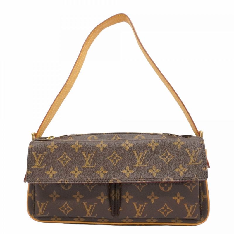 Louis Vuitton Shoulder Bag Monogram Vivacite MM M51164 Brown Ladies