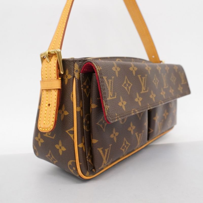 Louis Vuitton Shoulder Bag Monogram Vivacite MM M51164 Brown Ladies
