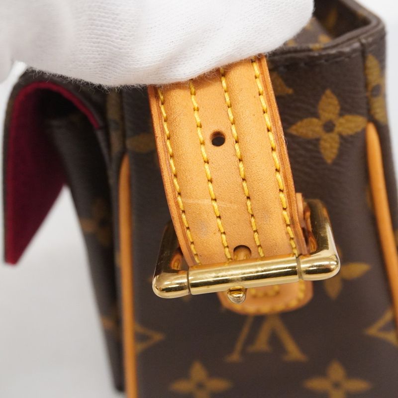 Louis Vuitton Shoulder Bag Monogram Vivacite MM M51164 Brown Ladies