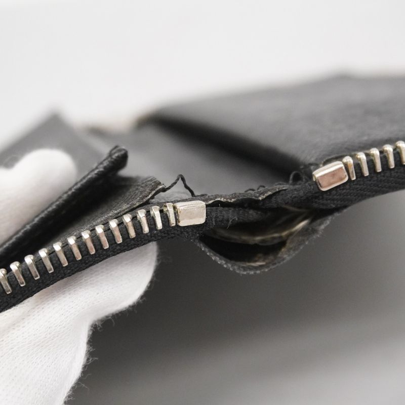 Louis Vuitton Long Wallet Damier Graphite Zippy Wallet Vertical N63095 Black