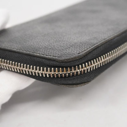 Louis Vuitton Long Wallet Damier Graphite Zippy Wallet Vertical N63095 Black