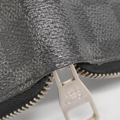 Louis Vuitton Long Wallet Damier Graphite Zippy Wallet Vertical N63095 Black