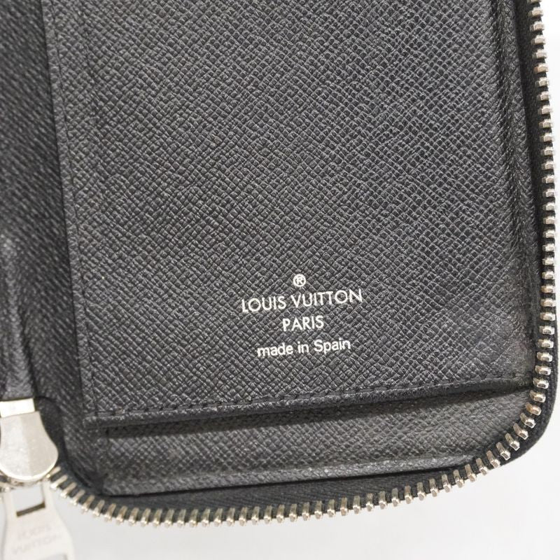 Louis Vuitton Long Wallet Damier Graphite Zippy Wallet Vertical N63095 Black