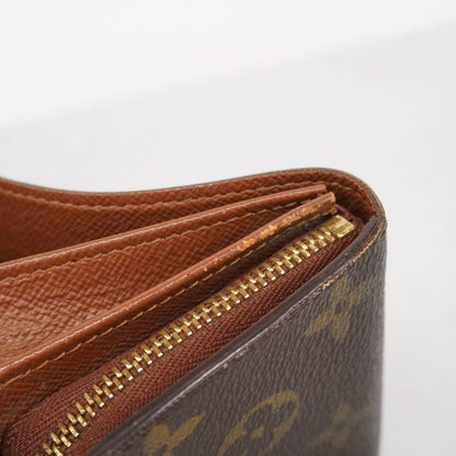 Louis Vuitton Wallet Monogram Porte Monnaie Vie Trésor M61730 Brown Ladies