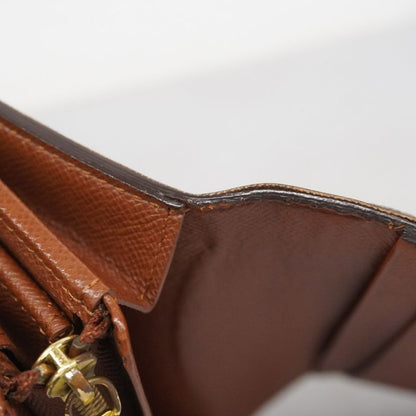 Louis Vuitton Wallet Monogram Porte Monnaie Vie Trésor M61730 Brown Ladies