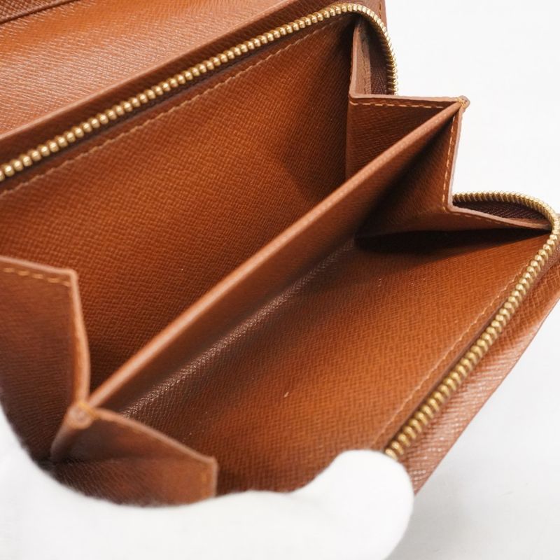 Louis Vuitton Wallet Monogram Porte Monnaie Vie Trésor M61730 Brown Ladies