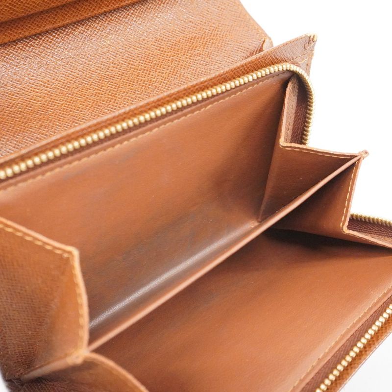 Louis Vuitton Wallet Monogram Porte Monnaie Vie Trésor M61730 Brown Ladies