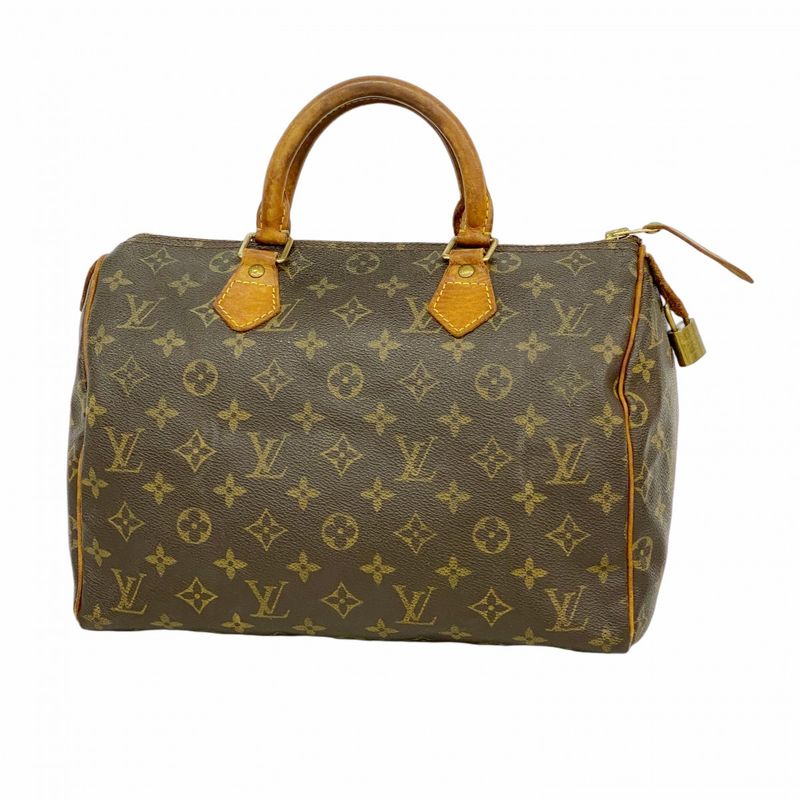 Louis Vuitton Handbag Monogram Speedy 30 M41108 Brown Ladies