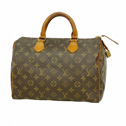 Louis Vuitton Handbag Monogram Speedy 30 M41108 Brown Ladies
