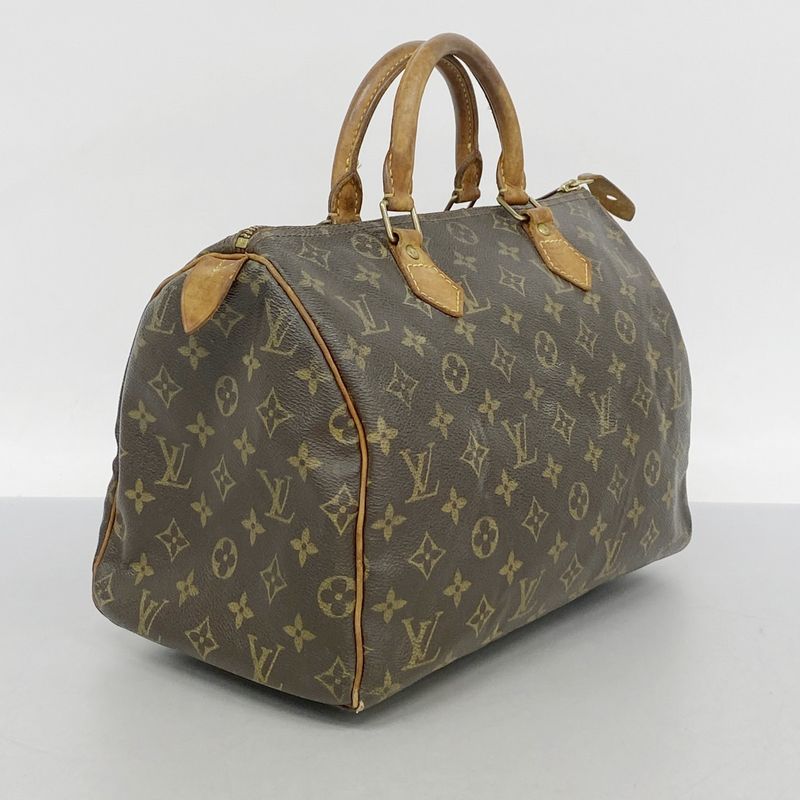 Louis Vuitton Handbag Monogram Speedy 30 M41108 Brown Ladies