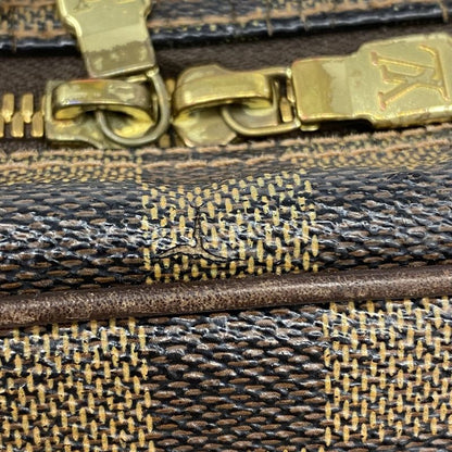 Louis Vuitton Shoulder Bag Damier Olaf PM N41442 Ebene Womens