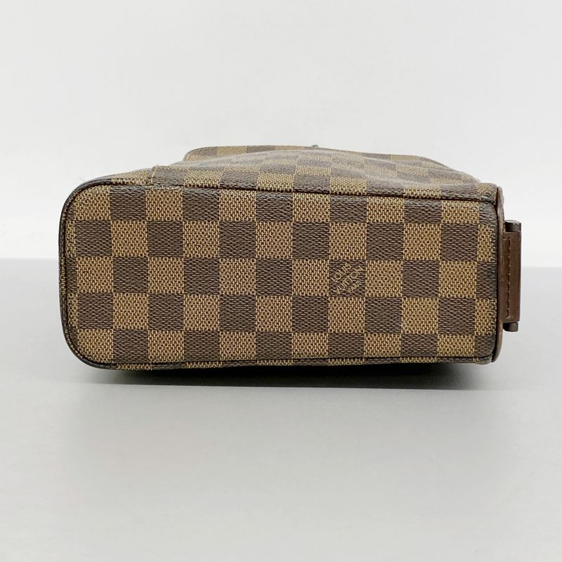 Louis Vuitton Shoulder Bag Damier Olaf PM N41442 Ebene Womens